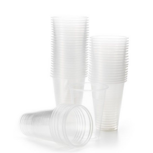 Plastic en papier bekers