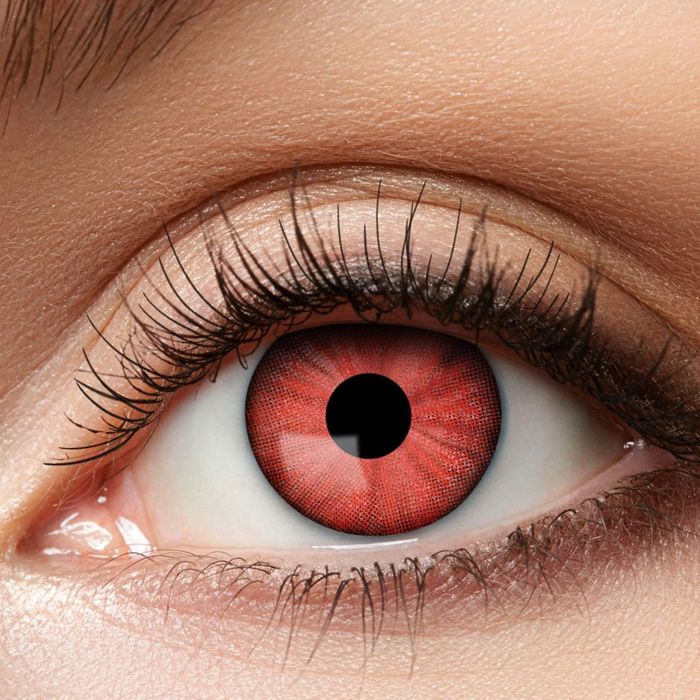Contactlenzen rode elektrisch