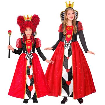 Hartenkoningin kostuum voor meisjes