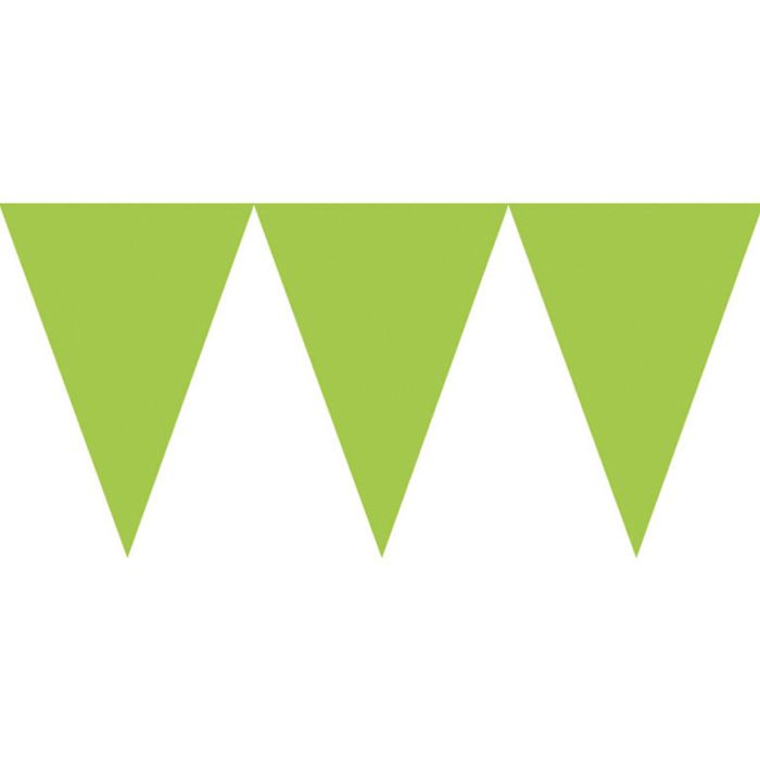 Groene Plastic Vlaggenlijn - 4,5 meter