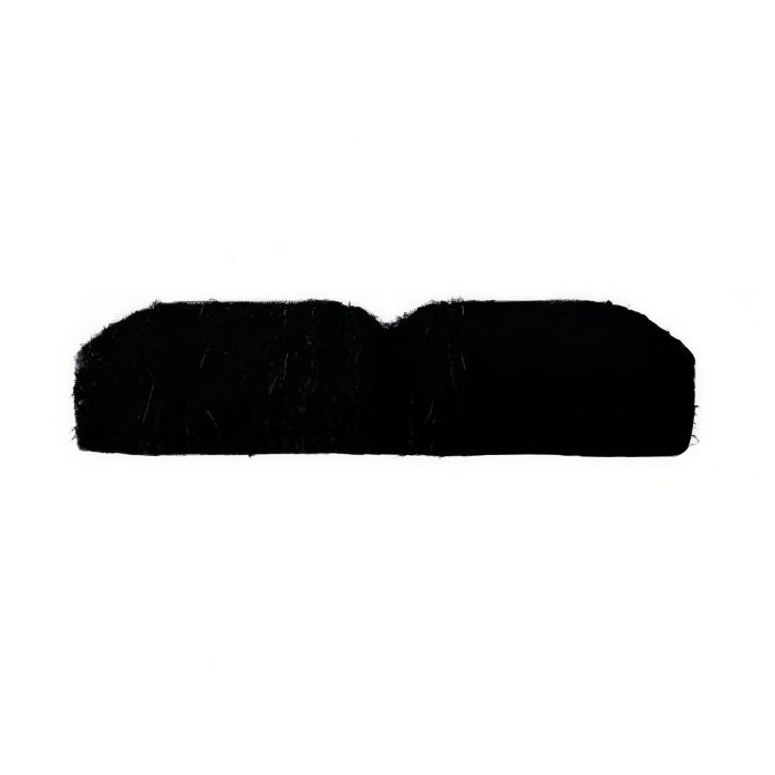 Zwarte snor - onesize