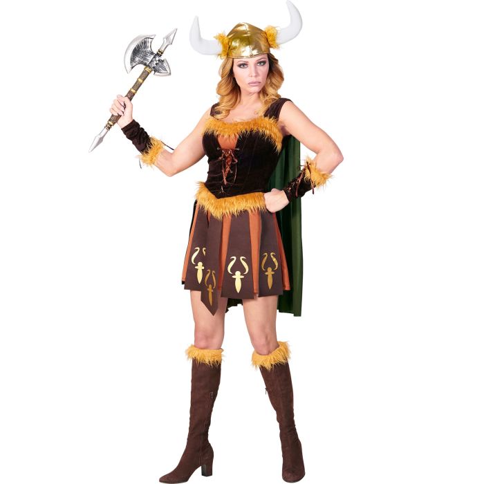 Vikingstrijdsters kostuum voor dames