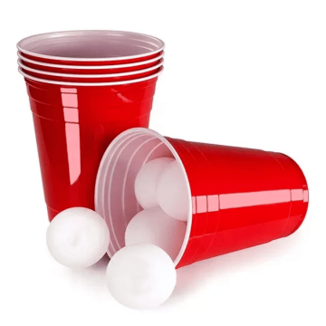 Beer pong set incl 22 kopjes en 15 ballen