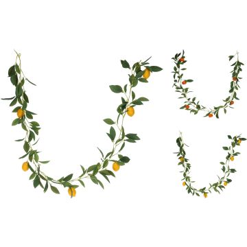 Fruitguirlande met citrusvruchten 180 cm