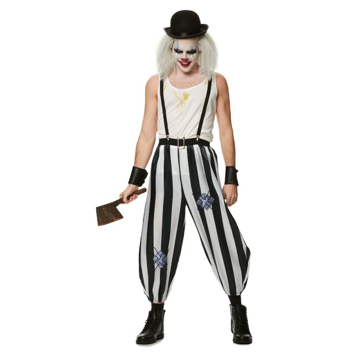 Dräber clown kostuum voor mannen