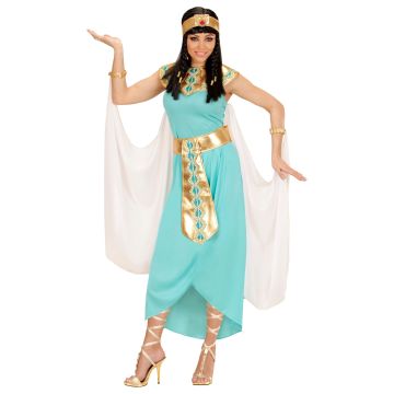 Egyptische koningin jurk met cape