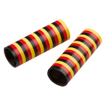 Serpentinen Rood, Geel en Zwart 3x