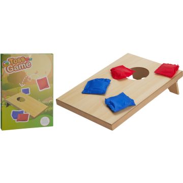 Bonenzakspel van hout ca. 39 x 26 cm