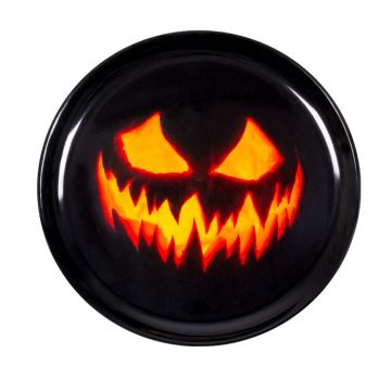 Griezelige Halloween pompoen serveerschaal - Ø 34,5 cm