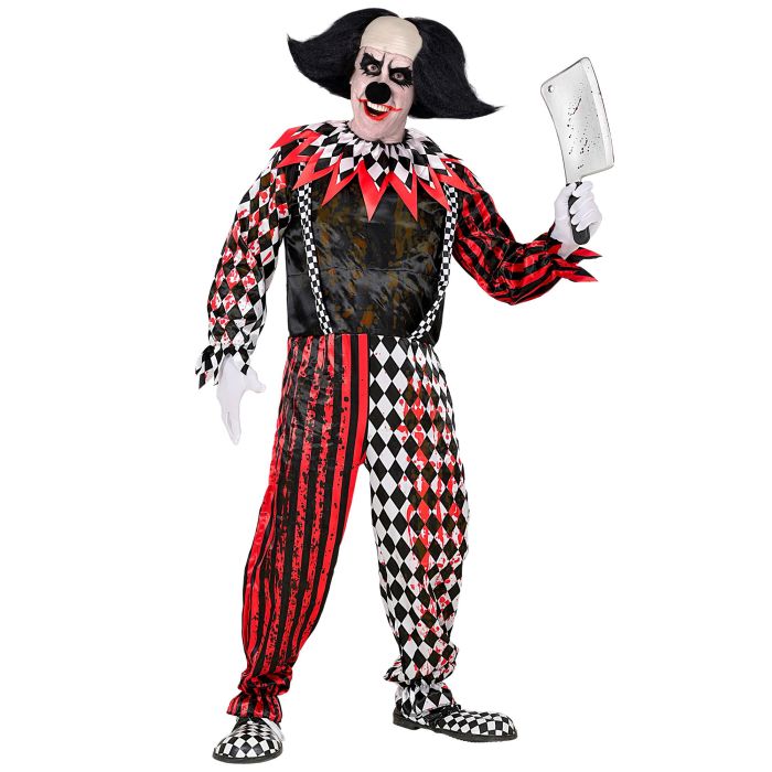 Griezelclown kostuum voor heren