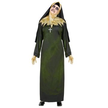 DEMON NON (tunic, kap met kraag, sluier, handschoenen, ketting) Multikleur