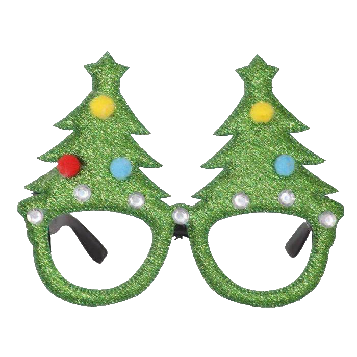 Kerstbril met Kerstboom