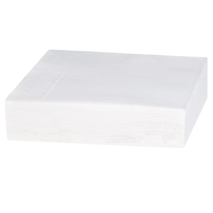 40x40 cm servetten 50x witte 2-laags