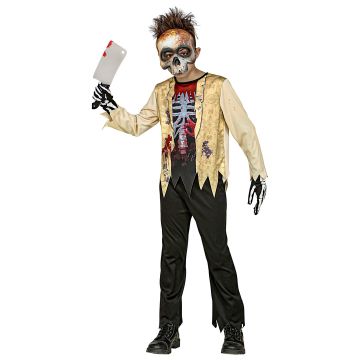 Zombie-skelet kostuum voor jongens