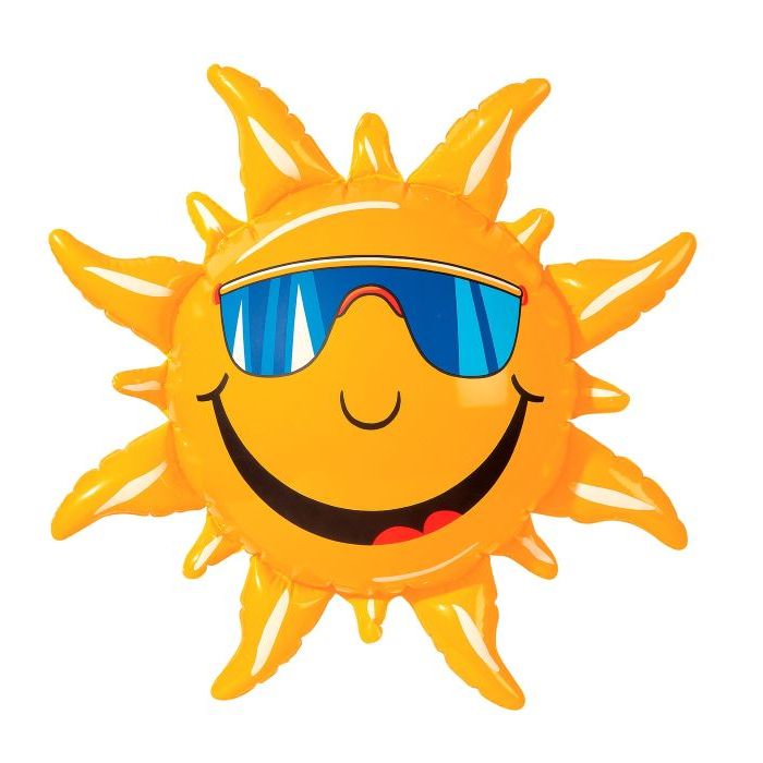 Opblaasbare zon met zonnebril - 60 cm