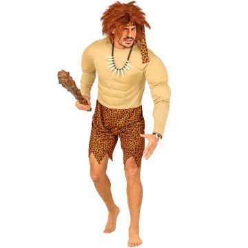 Spierachtige junglemens kostuum