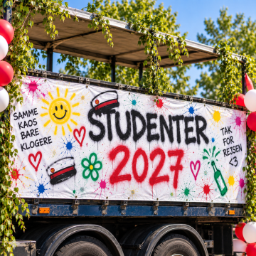 Studentenbanner 3x1 m studentenrit