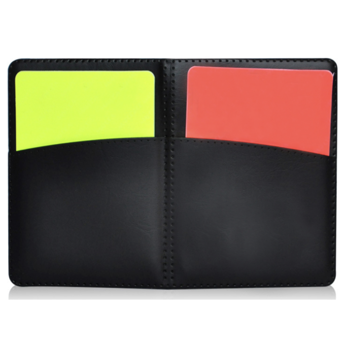 Scheidsrechtersset met etui