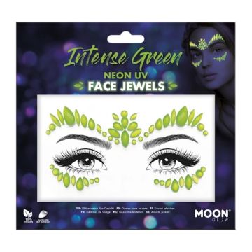Gezichtssieraden Neon UV Intens Groen