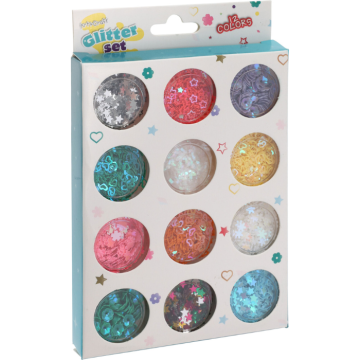 Glitterset 12 varianten