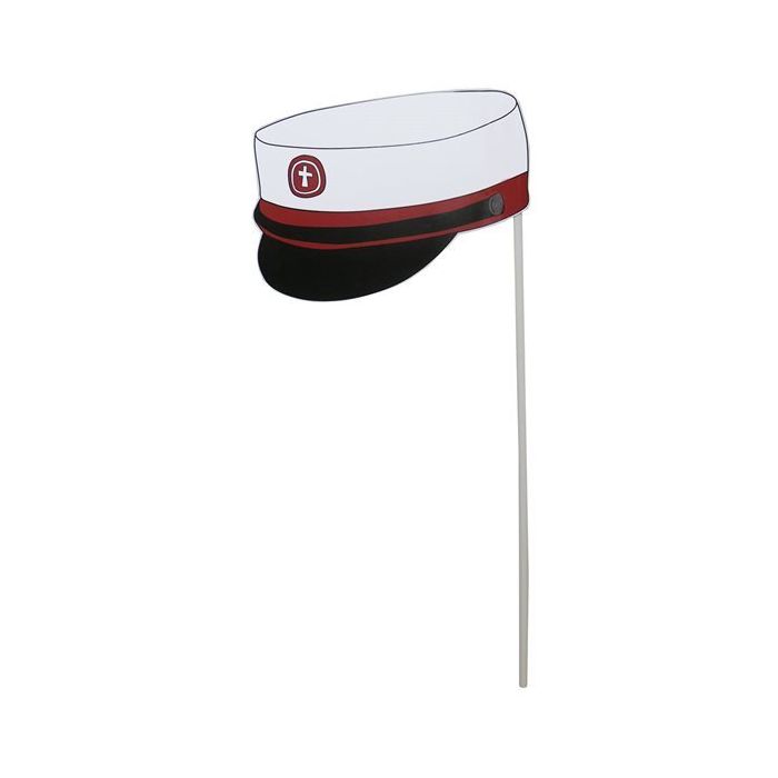Rood Studentenhoed Vlag 10x - 50 cm 