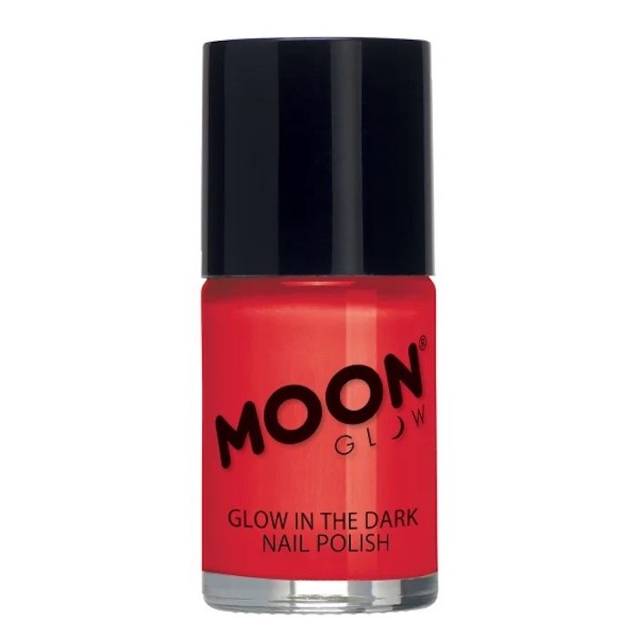Oplichtende Nagellak Rood 14 ml Moon Creations 