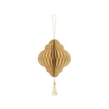Honeycomb Lantaarn in Beige