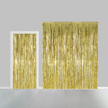 Gouden Glimmergordijn 100 x 240 cm 
