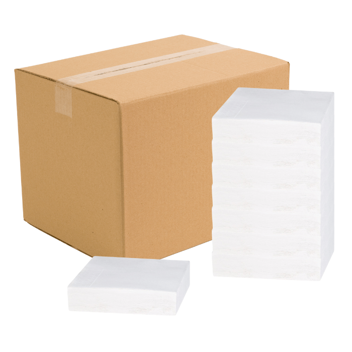 40x40 cm servetten 1000x witte 2-laags