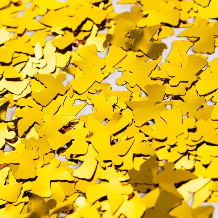 Gouden engel tafelconfetti - 14 g