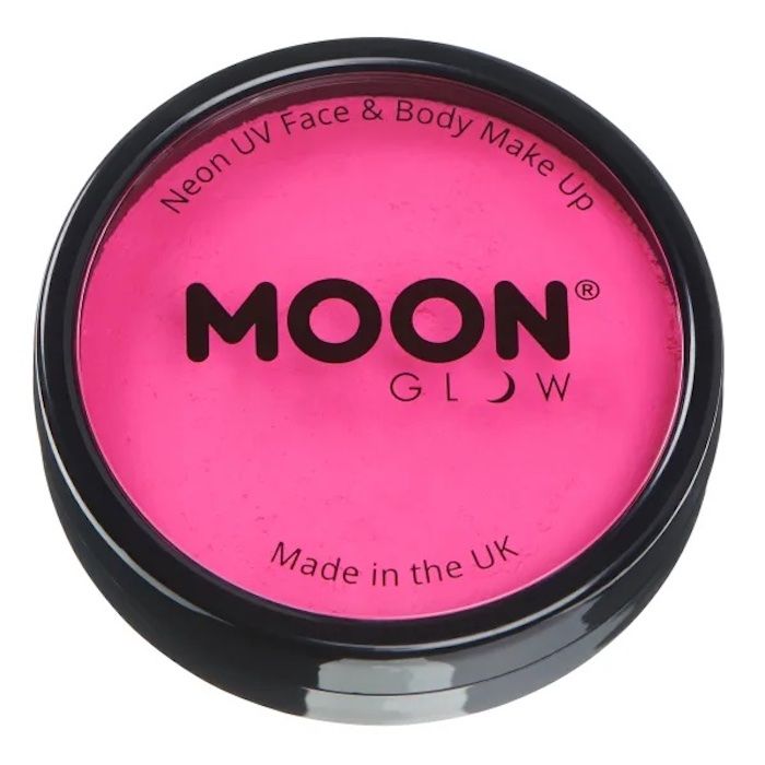 Neon UV Gezichts- en Lichaamsverf Intens Roze 36 g Moon Creations