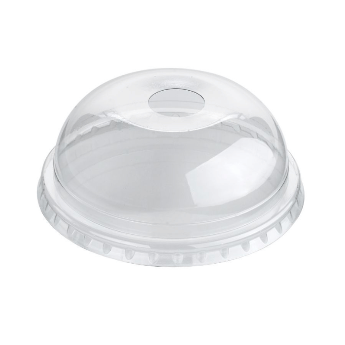 Boldeksels voor plastic bekers 100x - 0,3-0,5l