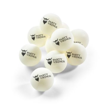 Pingpongballen 1-sterren 6x PartyVikings - Beer Pong ballen