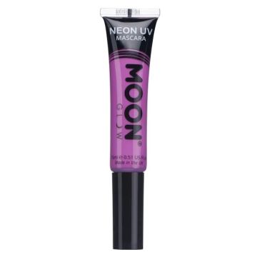 Neon UV mascara intense paarse, Moon Creations - 15 ml 