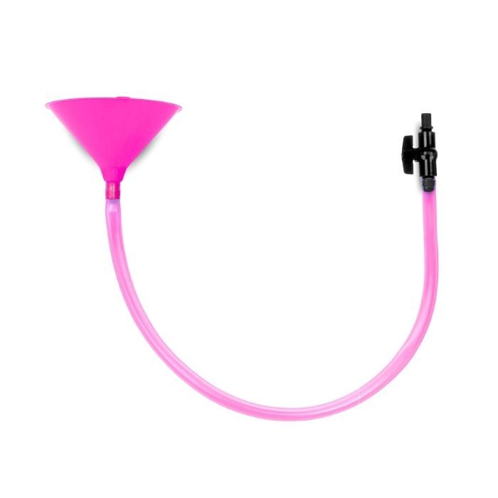 Trechterbierbong roze - 1 meter
