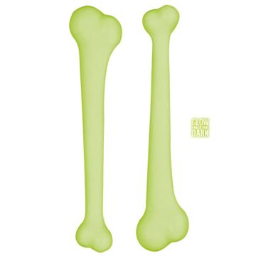 Glow-in-the-dark bot maracas - 2x