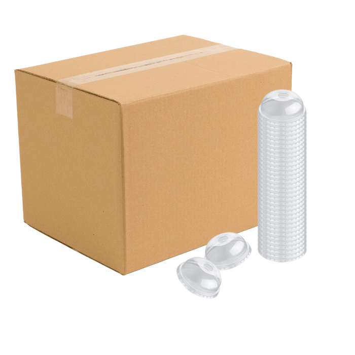 Kogel deksels voor plastic bekers 1000x - 0,3-0,5L