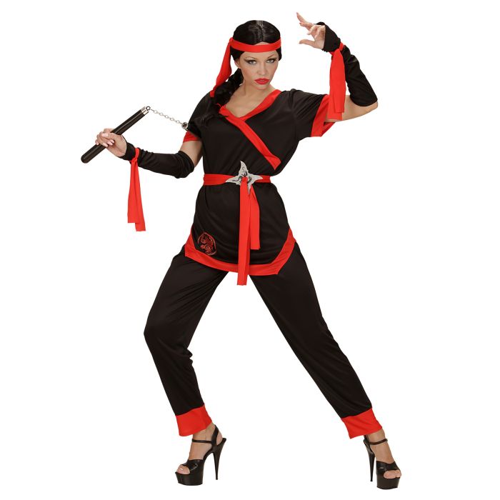 Ninja meisjes kostuum voor dames