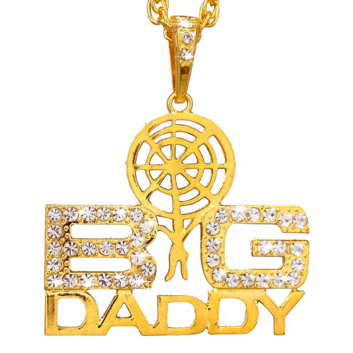Big Daddy gouden ketting - 65 cm