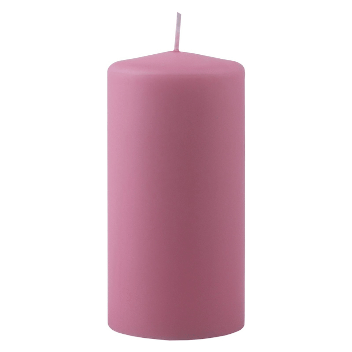 Blokkaars roze 1x - 6x12 cm