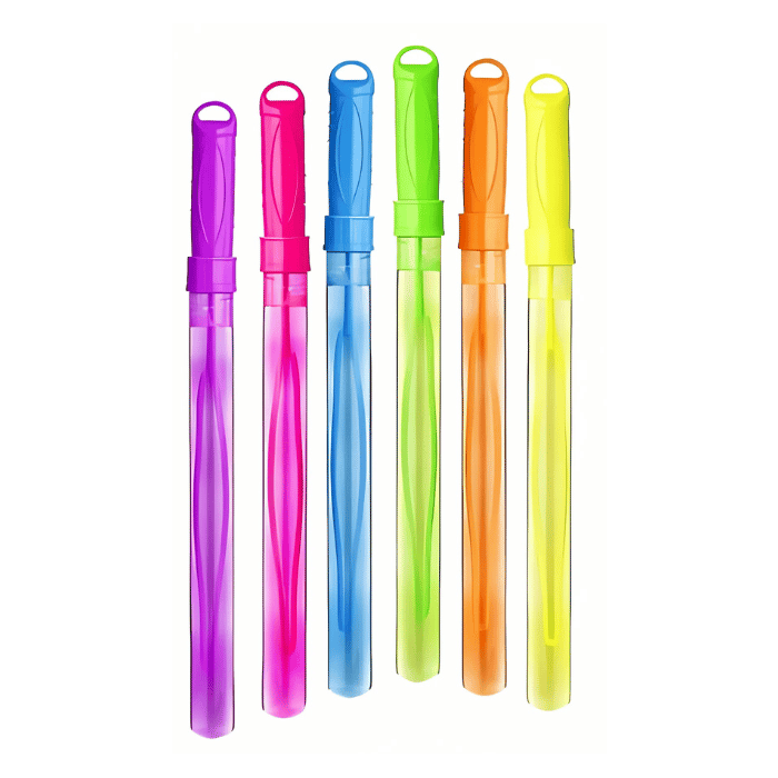 Zeepbellenbuizen multikleur 6x - 115 ml