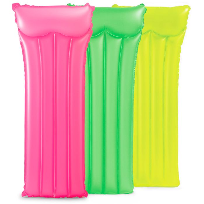 Luchtbed 183x76 cm in neonkleuren