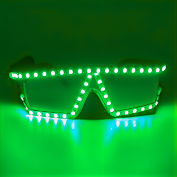 LED brillen groen neon