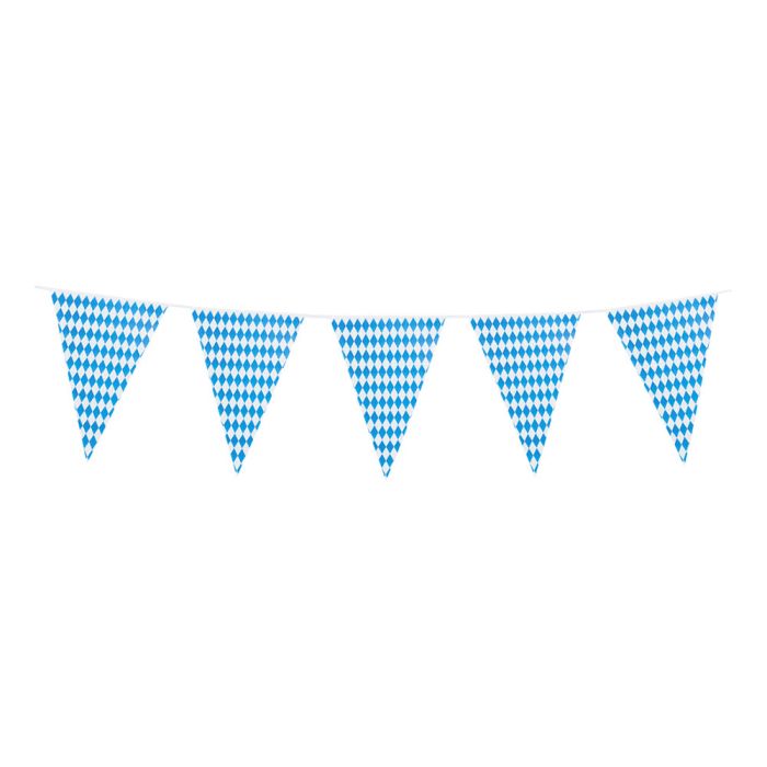 Oktoberfest slinger m. vlag - 10 meter