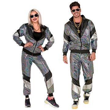 80'er sportoutfit in multicolor