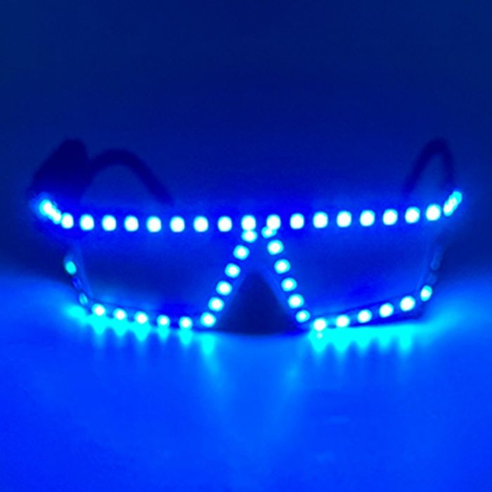 LED brillen blauwe neon 