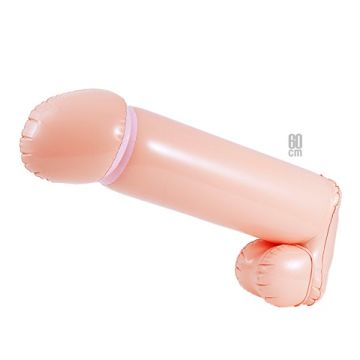 Opblaasbare penis 60 cm 