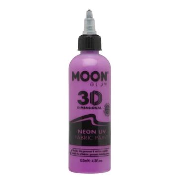 Neon UV Textielverf Paars 125 ml Moon Creations