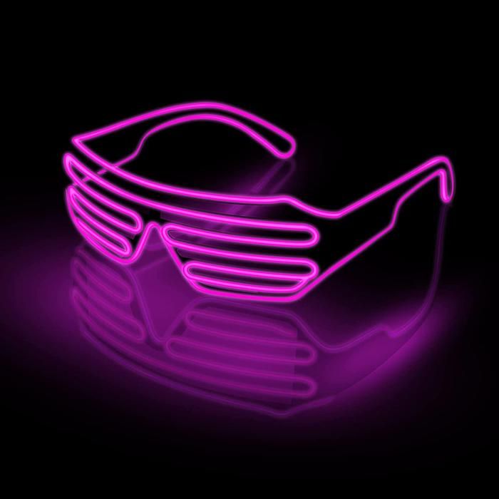 LED brillen Roze