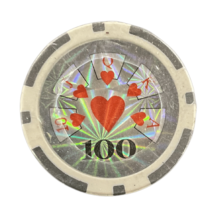 Pokeren fiches Royal Flush 100 50x